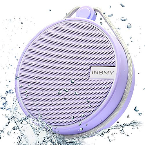 INSMY C12 IPX7 Waterproof Shower Bluetooth Speaker, Portable Small Speaker, Speakers Bluetooth Wi... | Amazon (US)