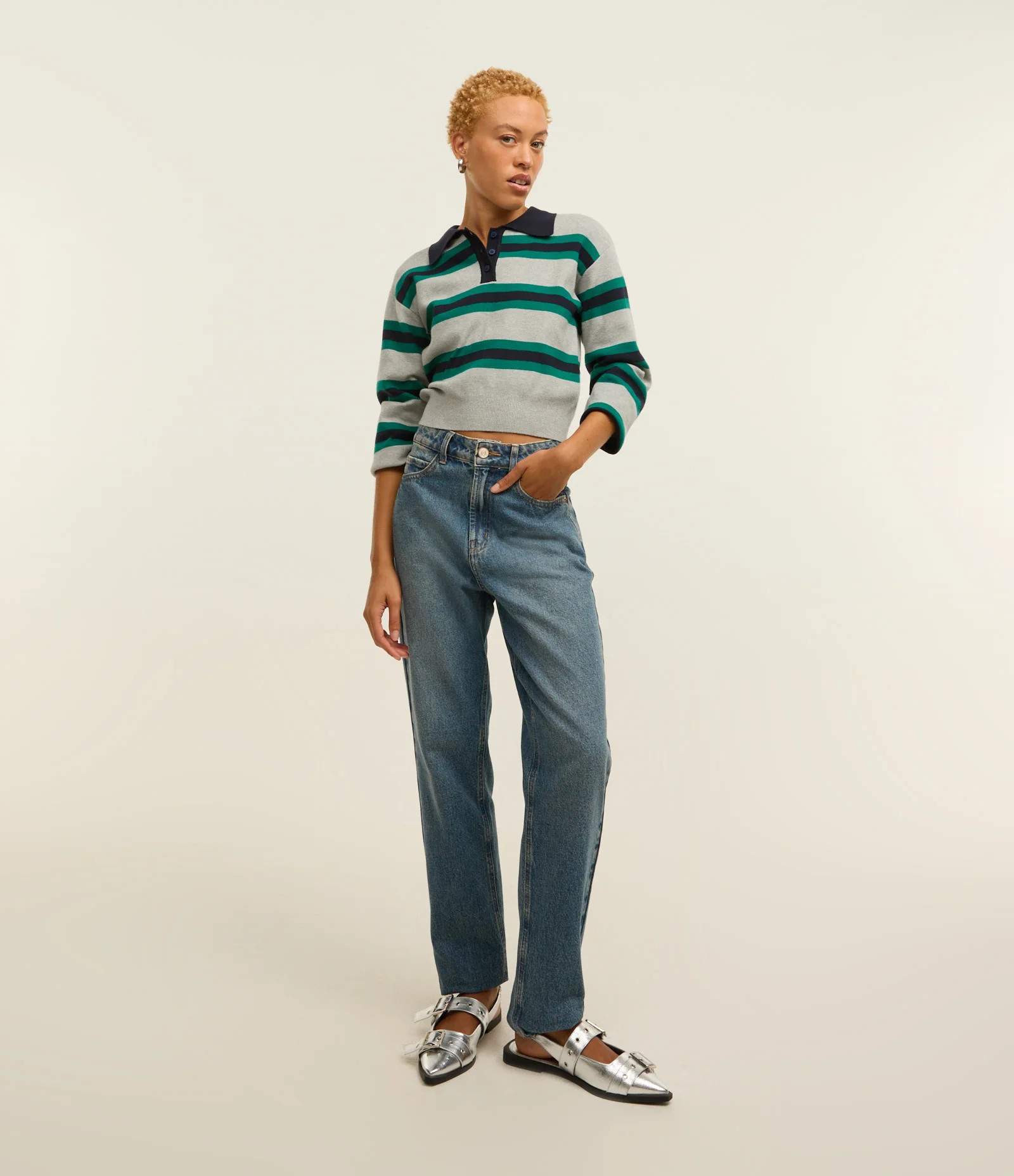 Calça Mom Jeans com Cintura Alta e Lavagem Dirty Azul - Lojas Renner | Renner (BR)
