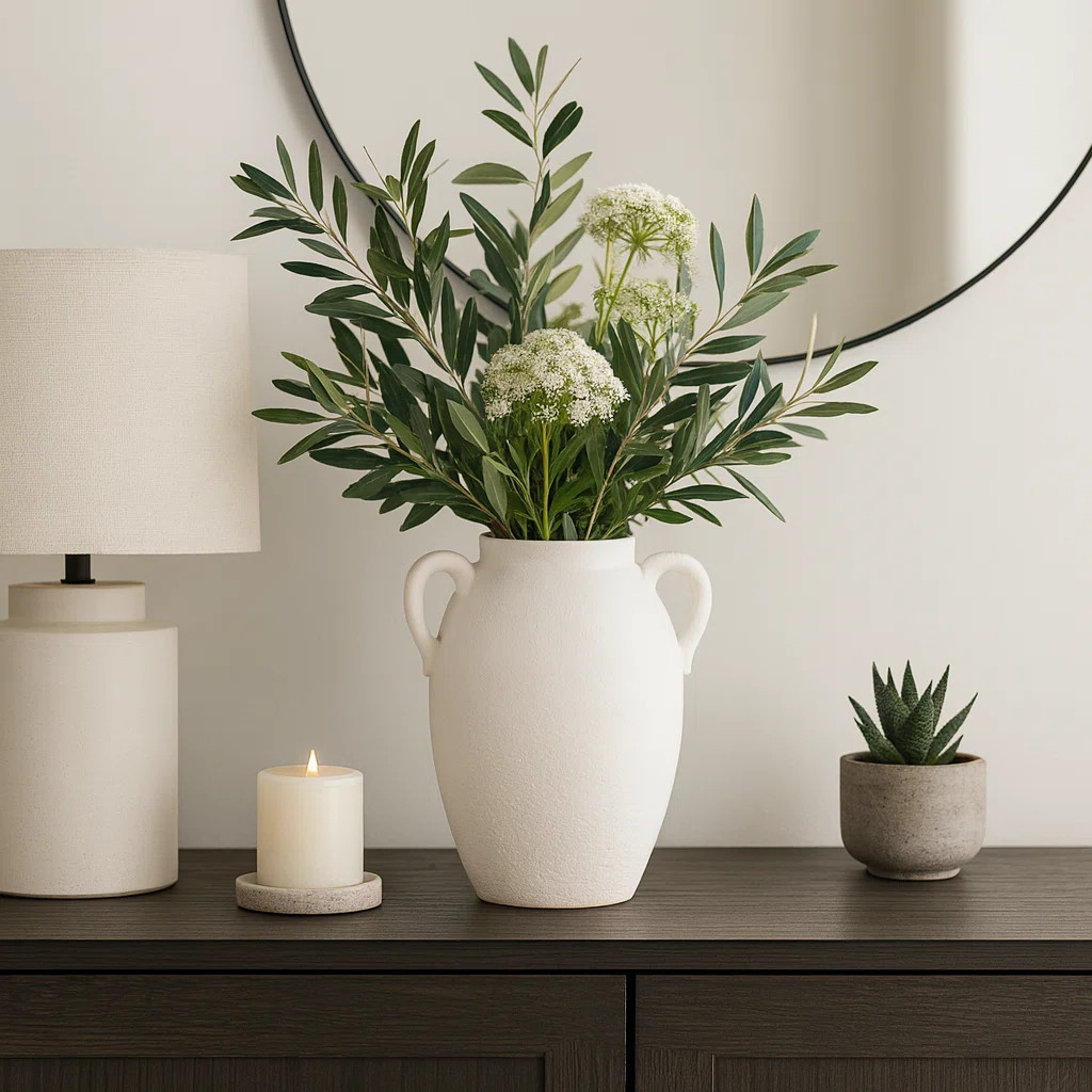 Textured Ceramic Table Vase | Wayfair North America