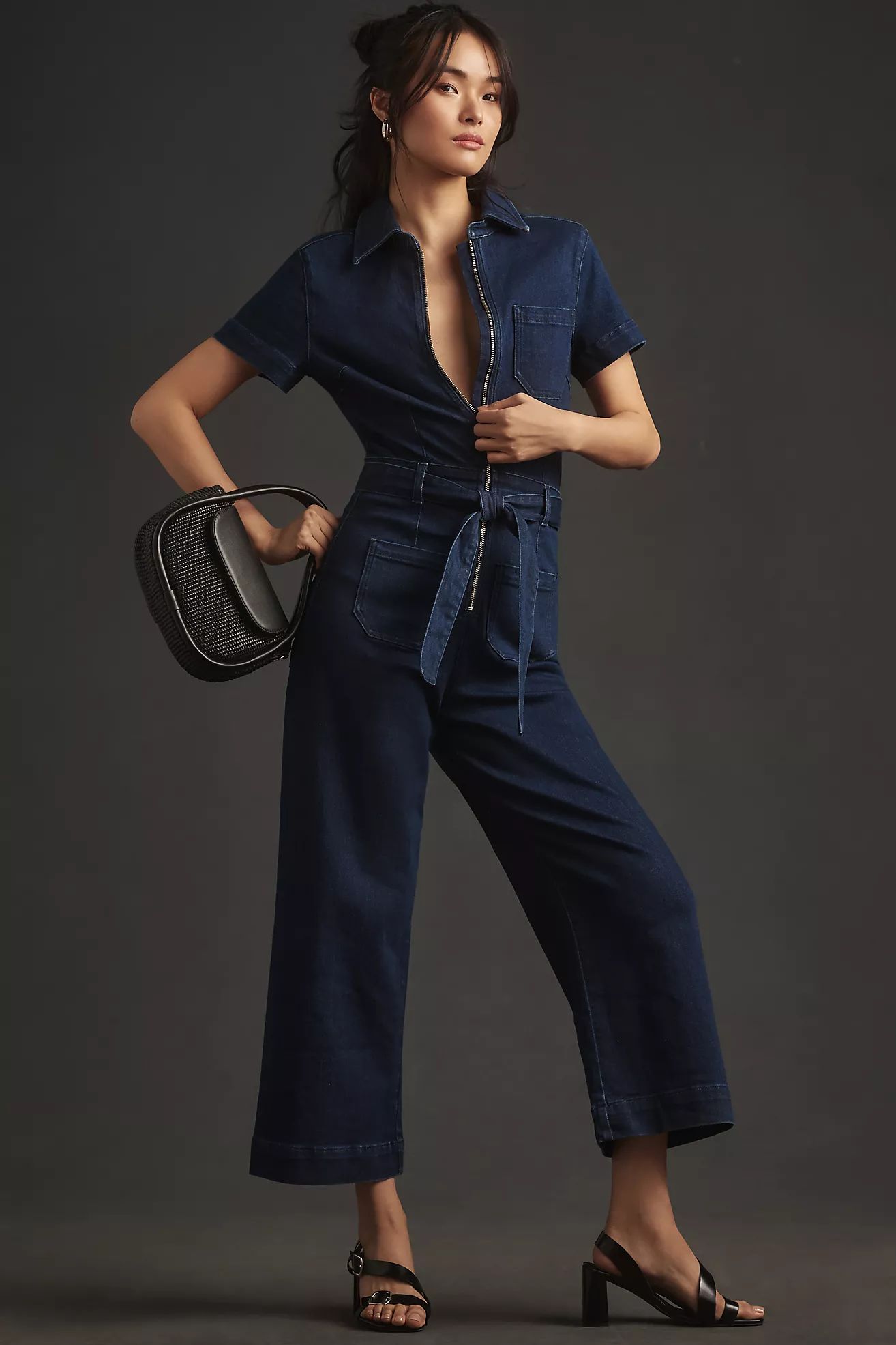 The Colette Weekend Denim Jumpsuit by Maeve | Anthropologie (US)