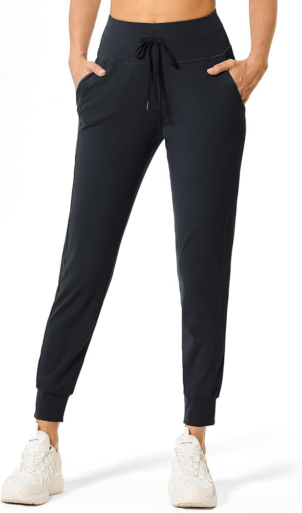 ZUTY Women's High Waisted Joggers Pants Sweatpants with Pockets for Athletic Running Casual Taper... | Amazon (US)