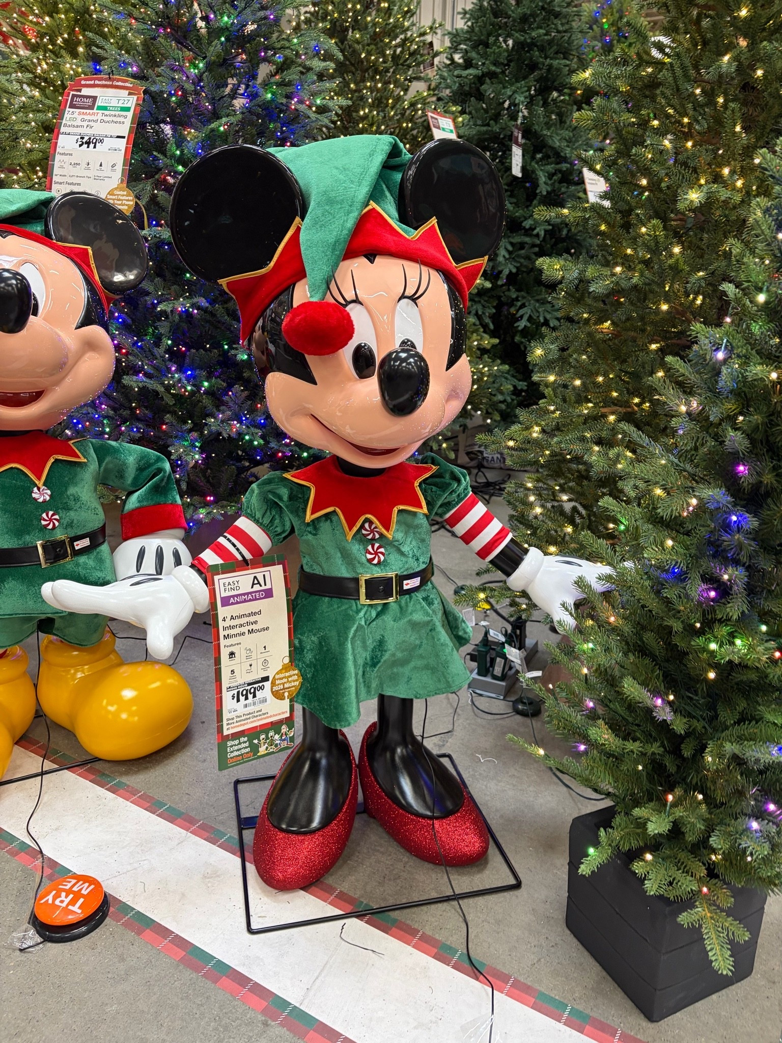 The cutest Minnie elf animatronic!

#LTKSeasonal #LTKHome