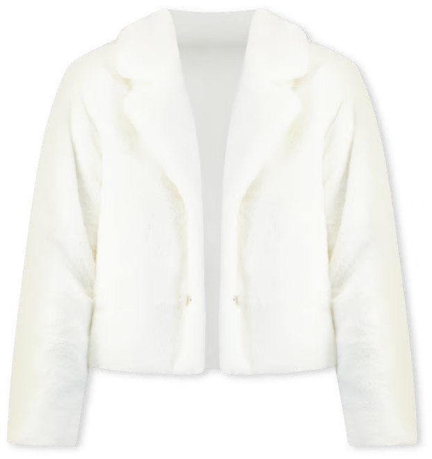 Madden Girl Juniors' Faux-Fur Cropped Blazer Jacket - Macy's | Macy's