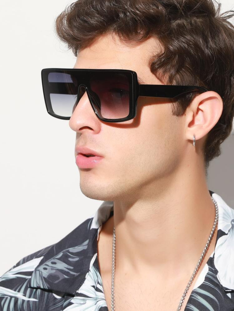 Herren Flat Top Mode Brille | SHEIN
