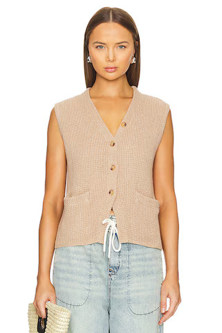 John & Jenn by Line Olive Vest in Amande from Revolve.com | Revolve Clothing (Global)