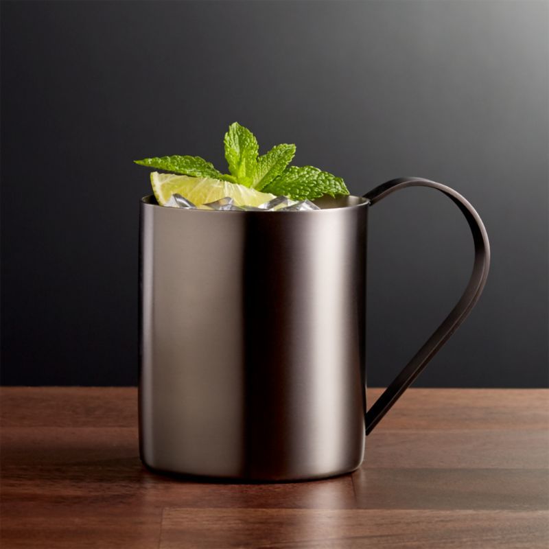 Moscow Mule Mug - Graphite + Reviews | Crate and Barrel | Crate & Barrel