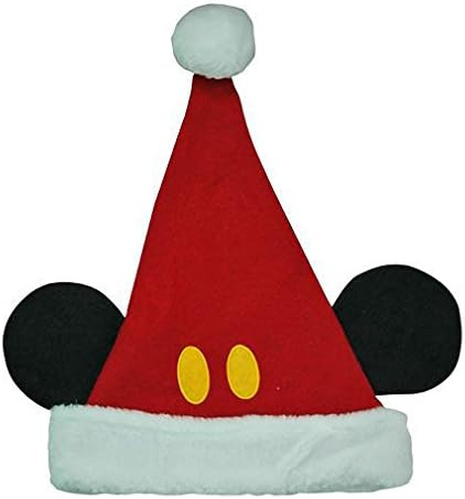 Amazon.com: Disney Mickey Mouse Ears Kids Santa Hat : Clothing, Shoes & Jewelry | Amazon (US)