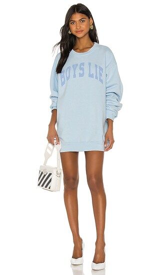 Boys Lie Catching Feelings Crewneck in Chambray from Revolve.com | Revolve Clothing (Global)