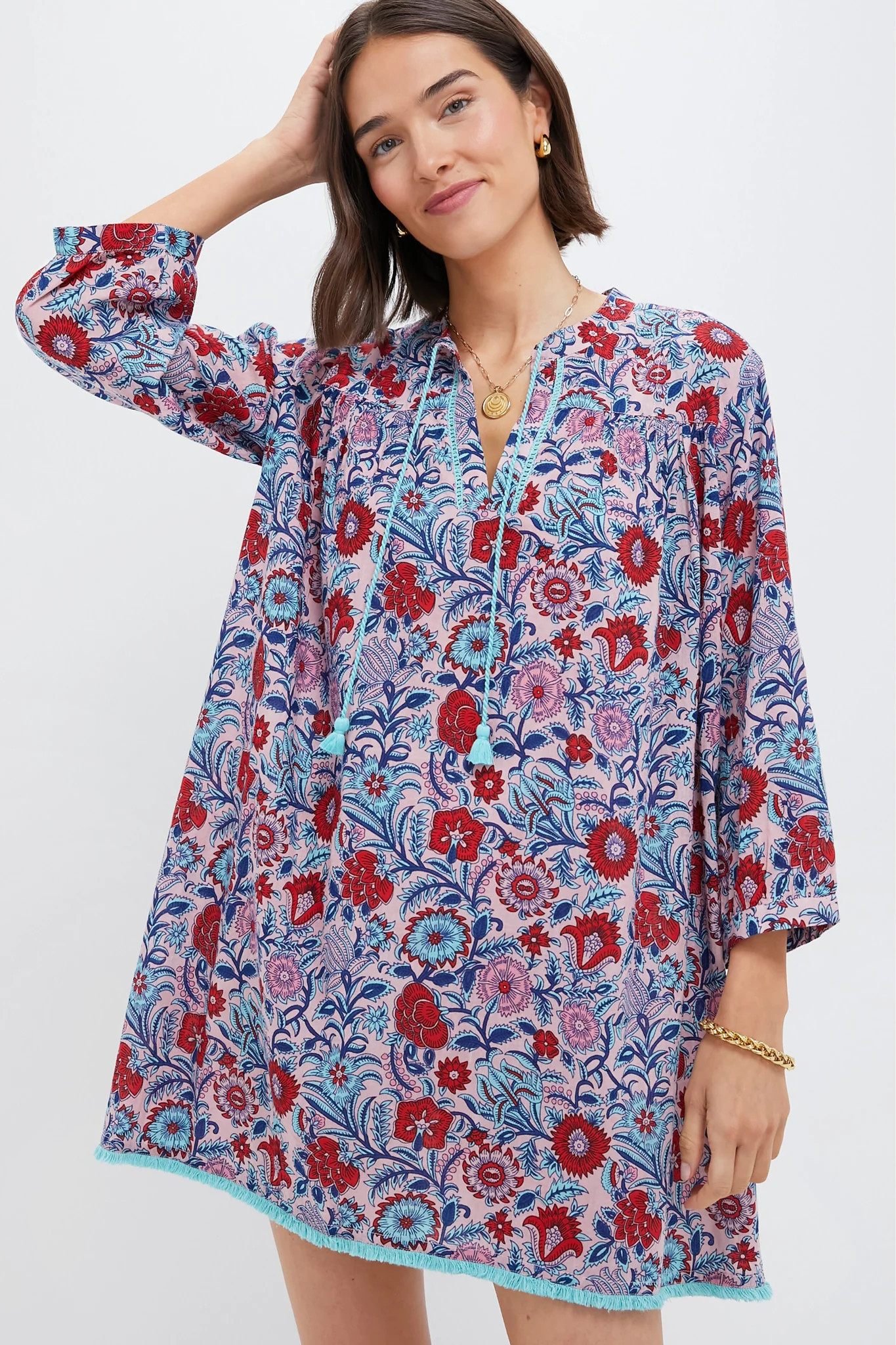 Mauve and Rose Wildflower Bondi Coverup | Tuckernuck (US)
