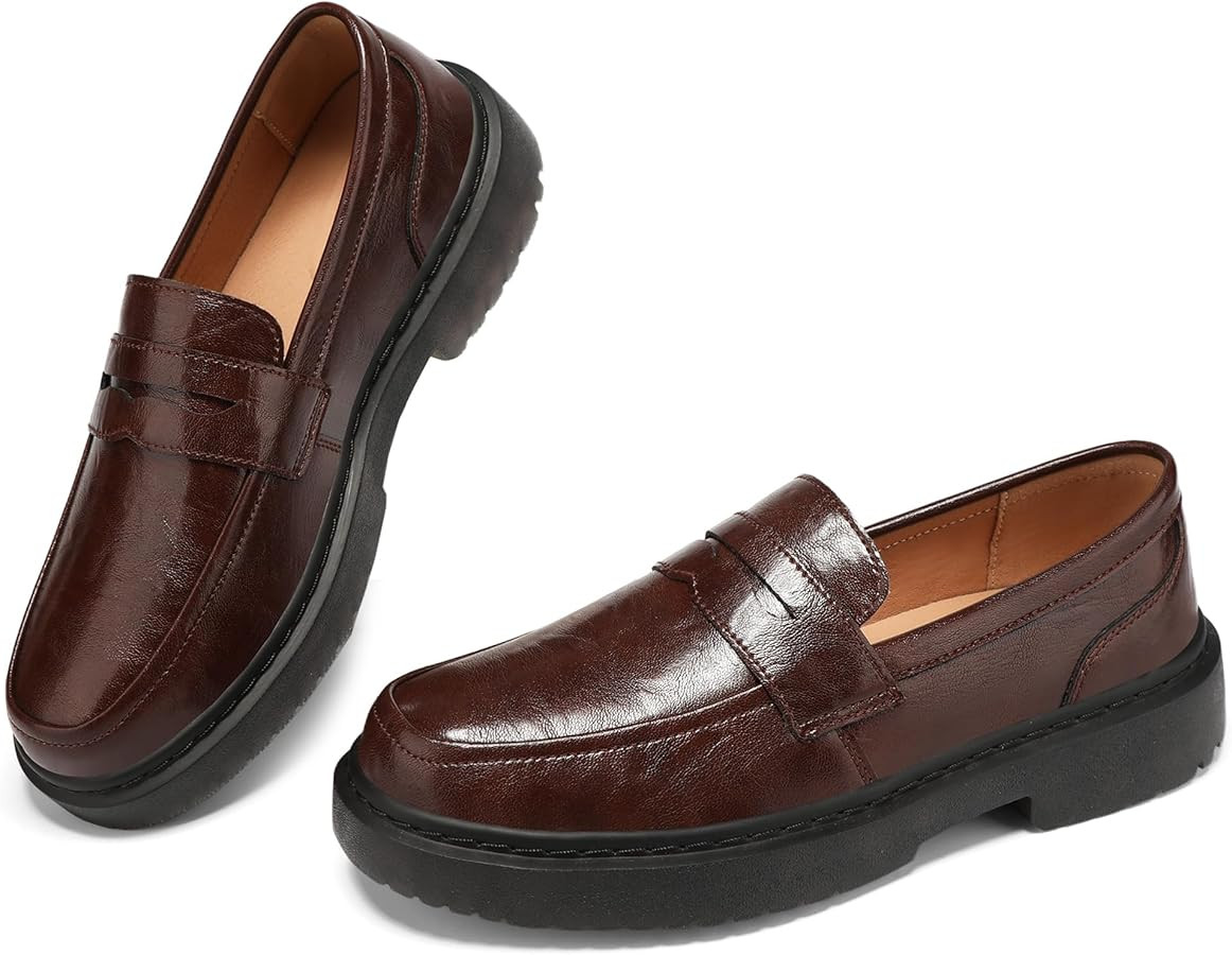 BEAUSEEN Women's Penny Loafers Slip On Comfortable & Lightweight Driving Moccasins Casual Office ... | Amazon (US)