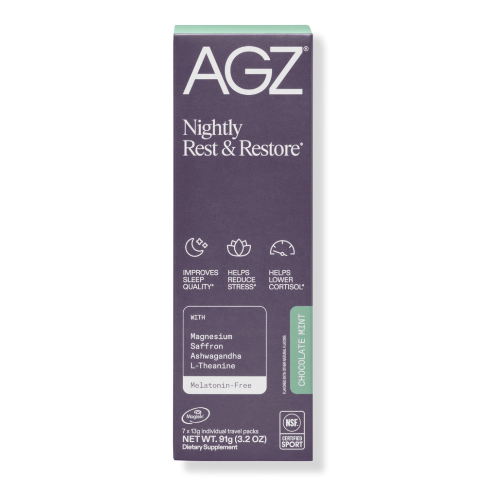AG1 AGZ Nightly Rest & Restore Sleep Supplement - Chocolate Mint | Ulta