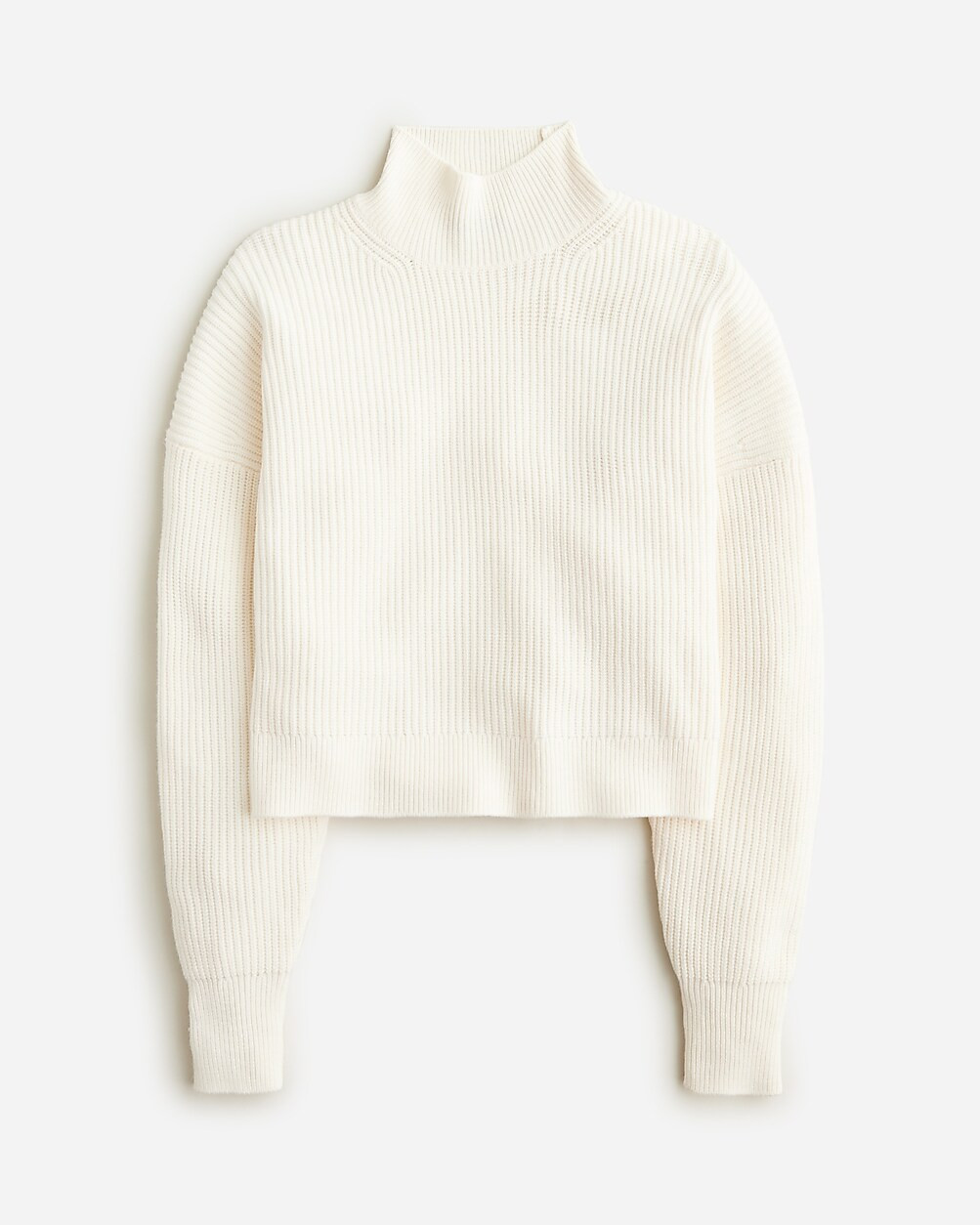 Ribbed turtleneck sweater in stretch yarn | J. Crew US