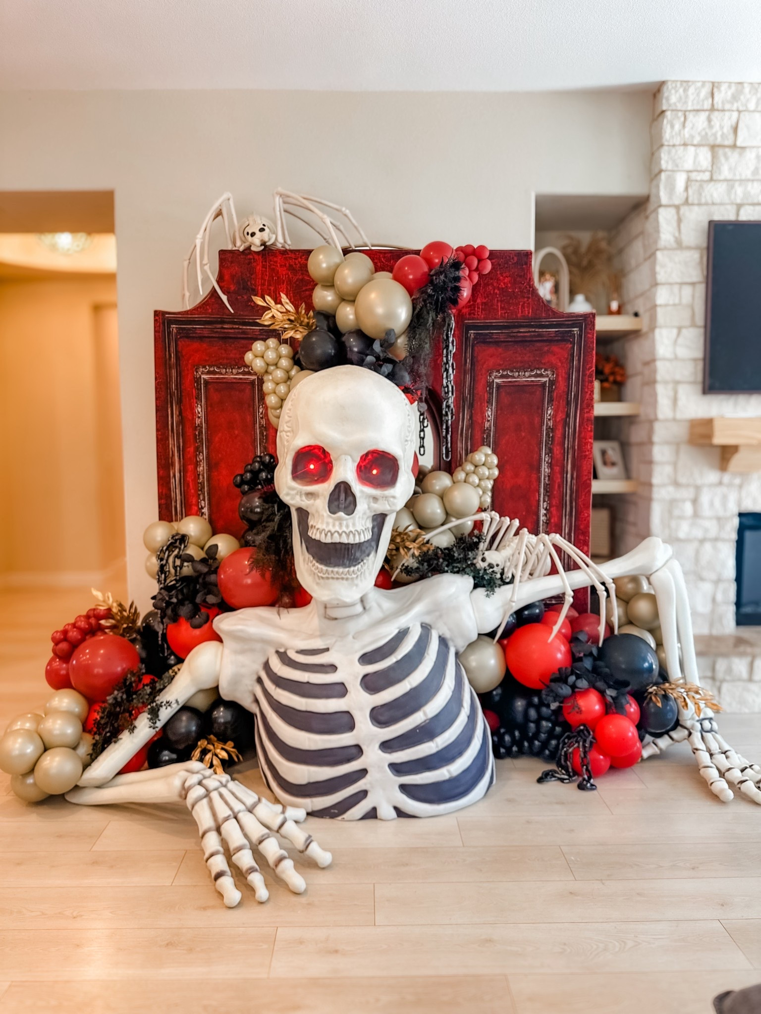 Welcome back home Skelly, we’ve missed you! 

I can’t handle it😍 Spooky Season is almost here and I am dying over all the epic decor we’re seeing hit the stores👻👻👻 There are so many fun new props, tons of new foil balloons and even the florals are freaking amazing! 

If you want a glimpse of what I’ve found so far, comment SHOP and I’ll send you a link! And if you want to see it all, make sure to follow me on LTK! 

#LTKSeasonal #LTKParties