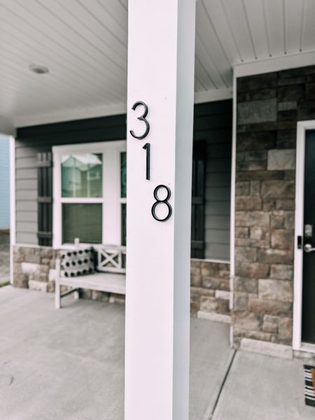 Modern font house numbers elevate your curb appeal 

#LTKfindsunder50 #LTKhome #LTKstyletip