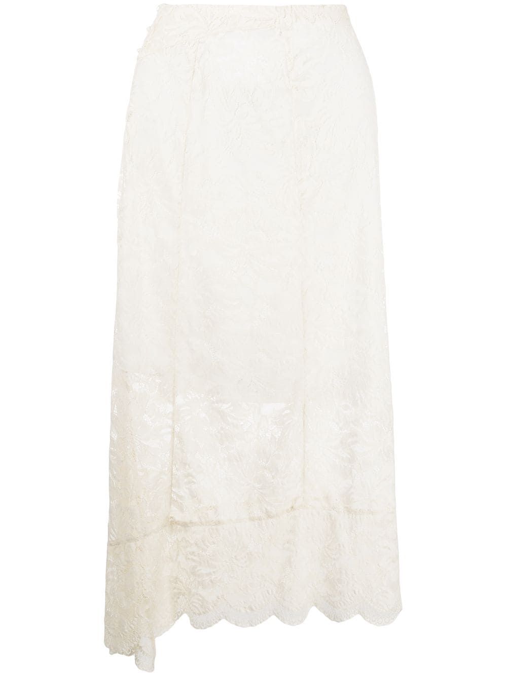 lace mid-length skirt | Farfetch Global