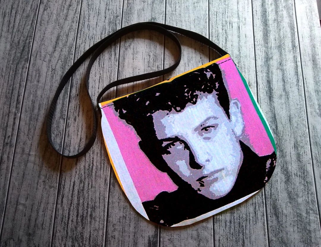 Joey NKOTB Vintage Fabric Reconstruction Cross Body Bag Purse Tote Concert Handmade to Order - Et... | Etsy (US)