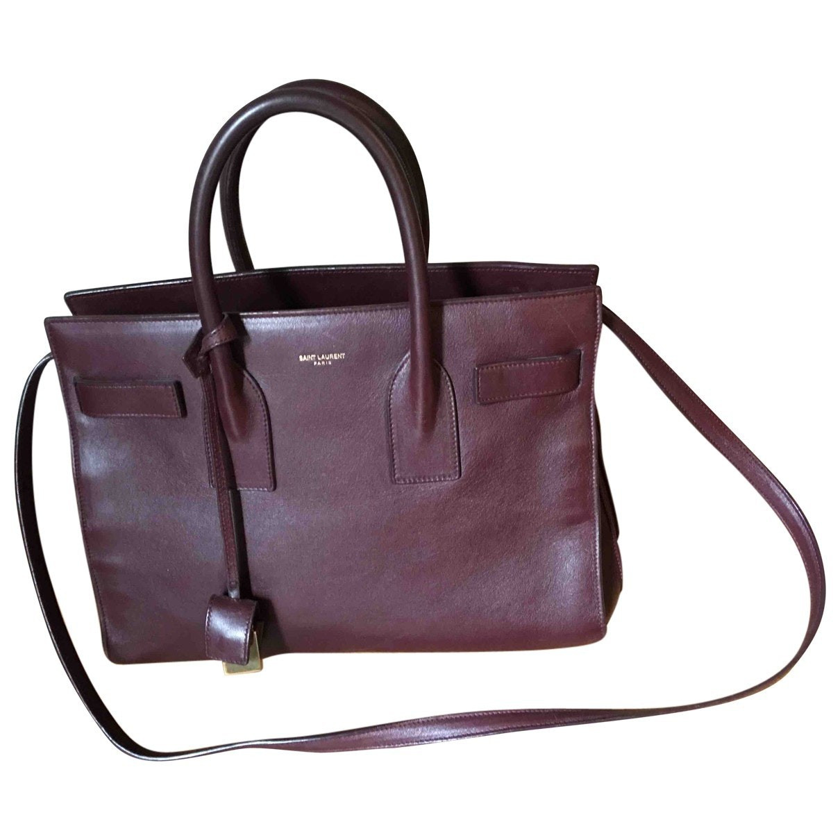 Sac de Jour leather handbag | Vestiaire Collective US