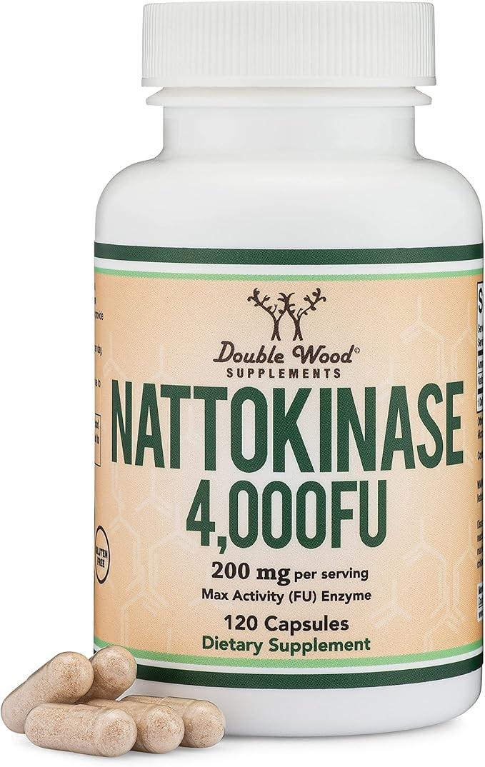 Nattokinase Supplement 4,000 FU Servings, 120 Capsules (Derived from Japanese Natto) Systemic Enz... | Amazon (US)