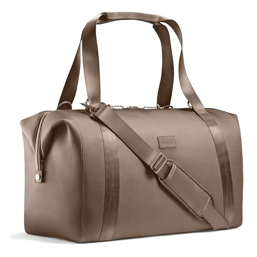 Fit & Fresh Neoprene Weekender Duffel Bag, Taupe, Carry-On | Amazon (US)