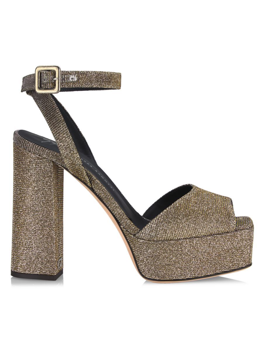 Blasvegas 120 Metallic Grosgrain Platform Sandals | Saks Fifth Avenue