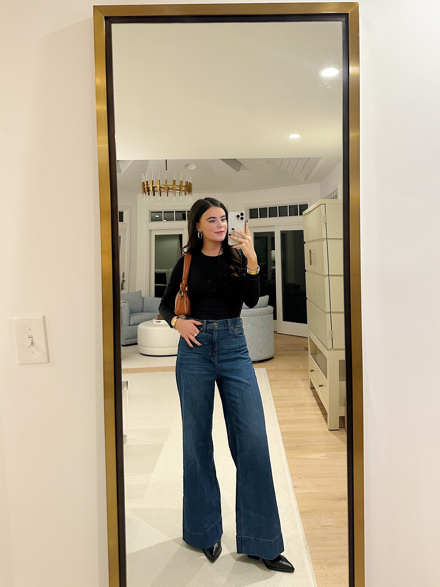 Easy going out look for fall! Obsessed with my new jeans from J.Crew! Wearing a size 27 regular!

#LTKSeasonal #LTKhome #LTKstyletip