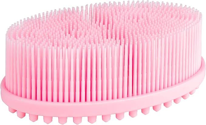 HEETA Body Brush for Wet Dry Brushing, Silicone Body Scrubber for Gentle Exfoliating on Softer Gl... | Amazon (US)
