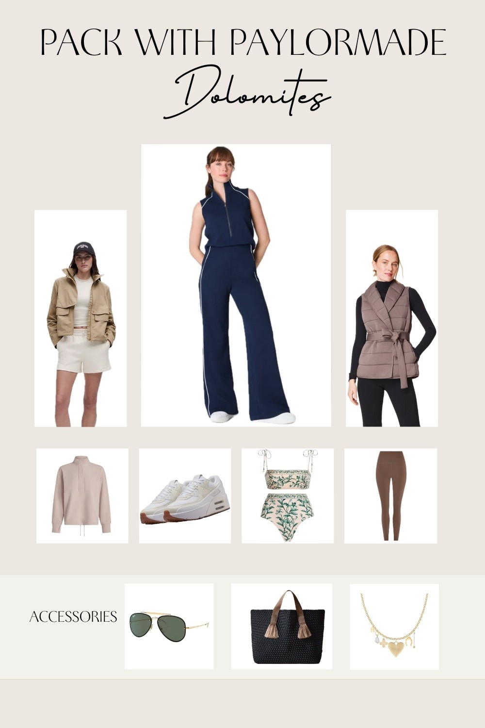 Pack with PaylorMade: Dolomites, Italy

#LTKTravel #LTKStyleTip #LTKBeauty