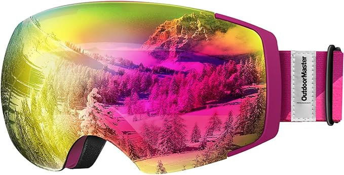 OutdoorMaster Ski Goggles PRO - Frameless, Interchangeable Lens 100% UV400 Protection Snow Goggle... | Amazon (US)