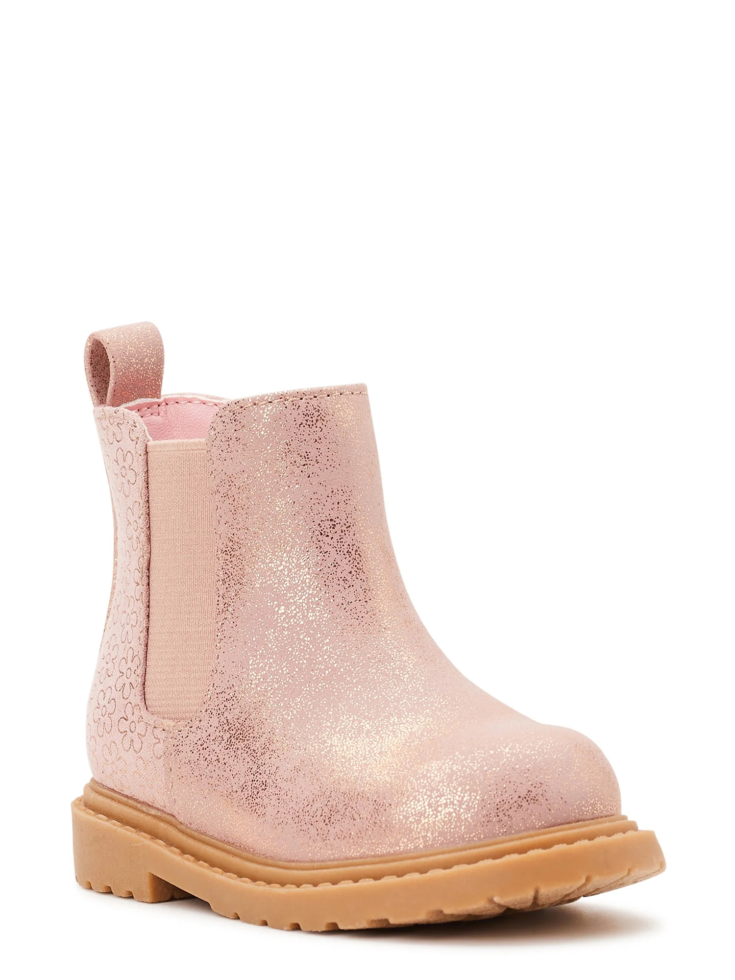 Wonder Nation Baby Girl Chelsea Boot, Sizes 2-6 | Walmart (US)