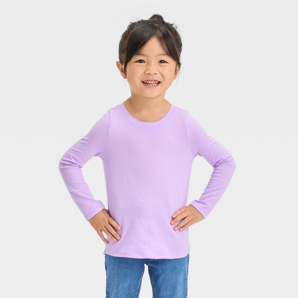 Toddler Girls' Long Sleeve T-Shirt - Cat & Jack™ | Target