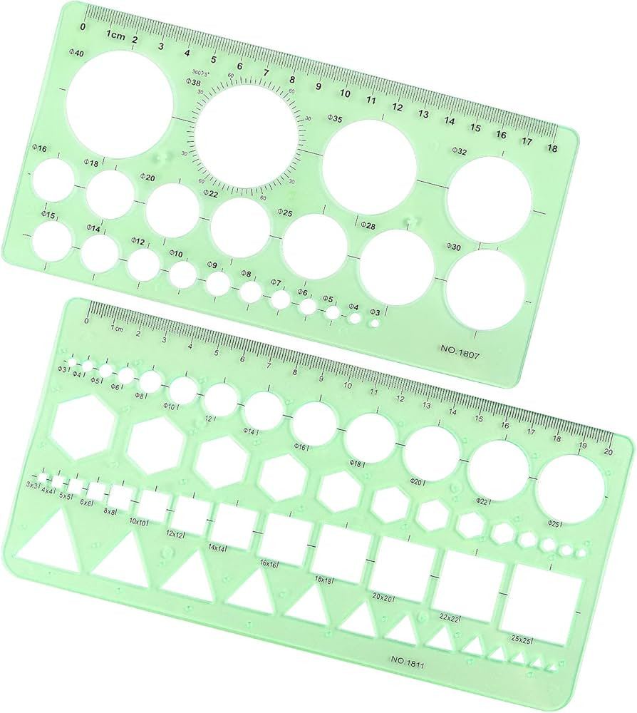 Tamaki Circle Template Measuring Geometry Ruler Geometric Drawings Stencils Rulers Scale Drafting... | Amazon (US)