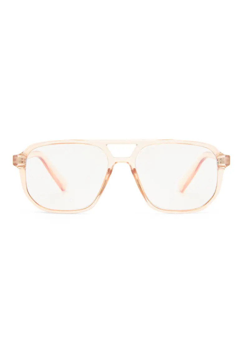 The Atticus 53mm Aviator Blue Light Blocking Reading Glasses | Nordstrom | Nordstrom