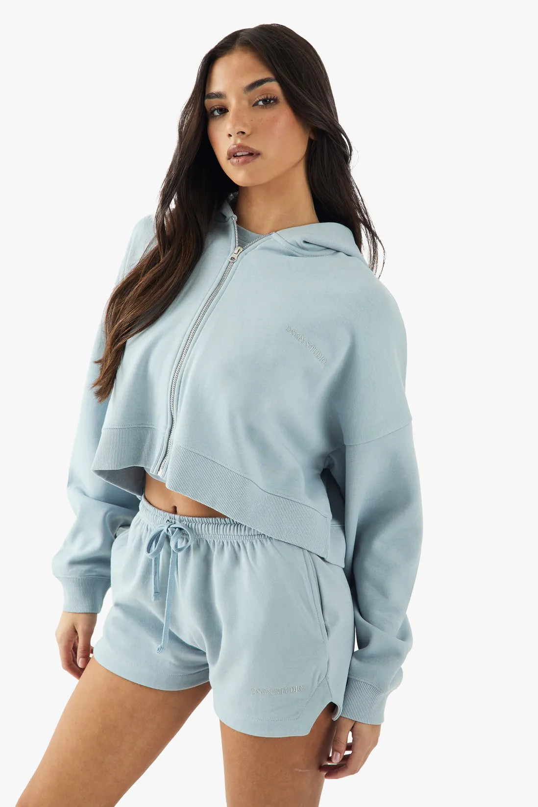 Shorts | DSGN Studio Embroidered Runner Sweat Short | DSGN Studio | Boohoo.com (UK & IE)