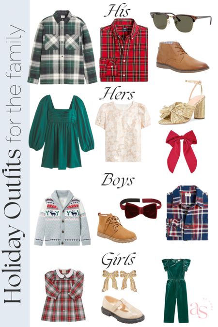 Holiday program, chapel, or concert coming up? Make sure you’ve got festive looks for the whole family! 
#holidayoutfit 
#christmasfamily

#LTKstyletip #LTKHoliday #LTKSeasonal