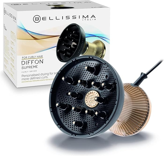 Bellissima Diffon Supreme Diffuser & Curly Hair Dryer - XL Diffuser for Long Waves, Curls, Coils ... | Amazon (US)