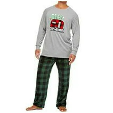 HOLIDAY FAMJAMS Men s Camper Pajamas Green XXL | Walmart (US)