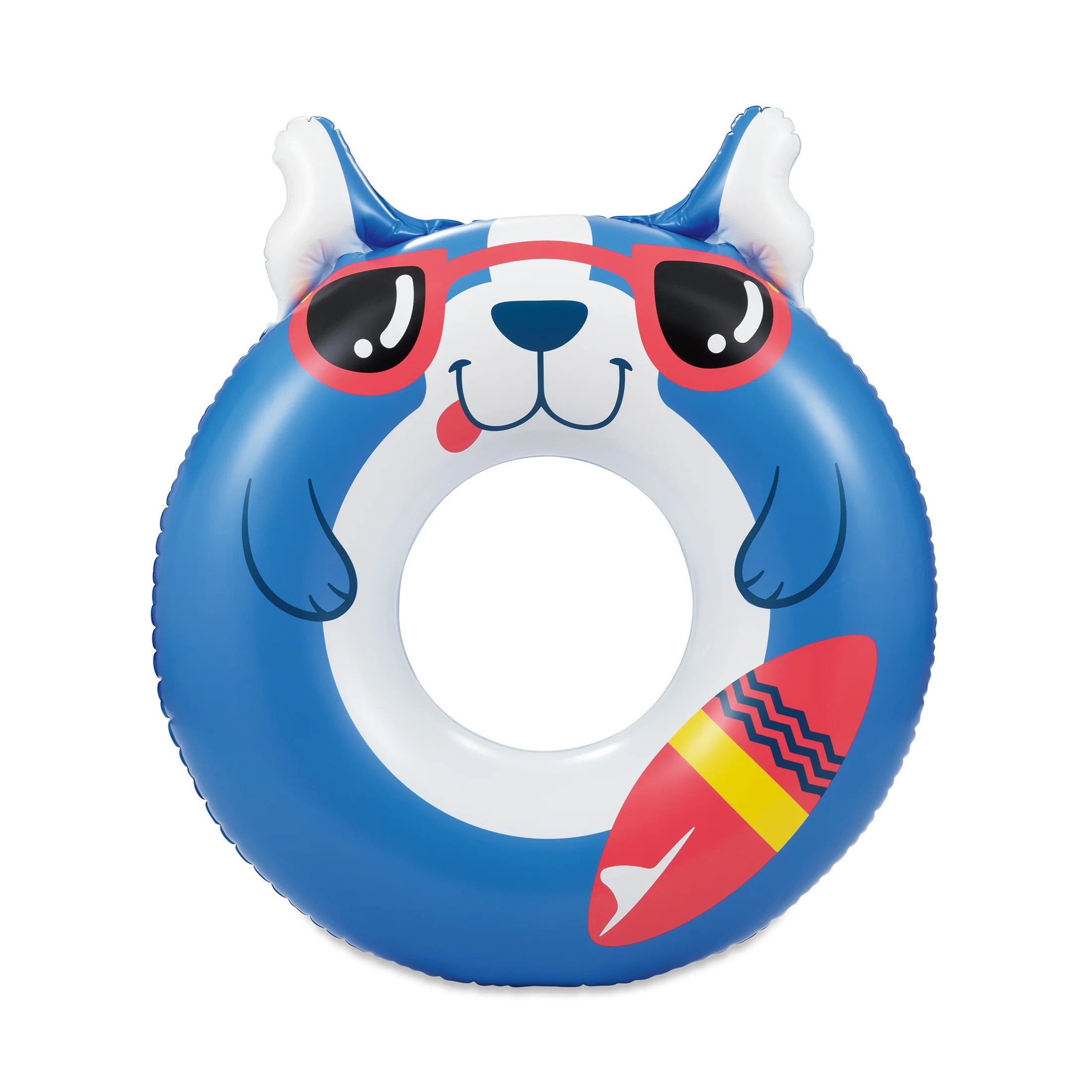 Play Day Inflatable Dog Surfboard Swim Tube, Blue, for Kids and Adults, Unisex | Walmart (US)