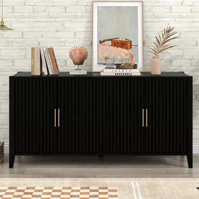 Condola Modern 63.1" Sideboard, Storage Credenza, Buffet Cabinet, Dining Cabinet with Metal Handles | Wayfair North America