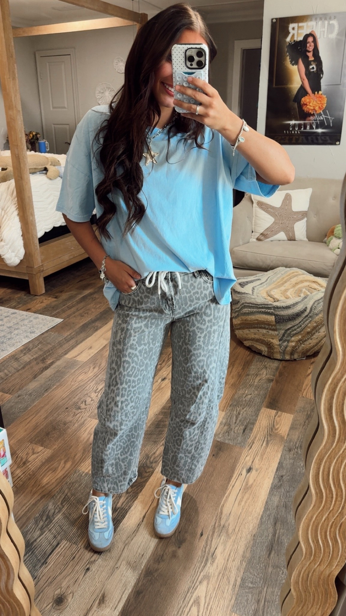 Love blue plus cheetah print!!

#LTKdayinmylife #LTKgrwm #LTKootd