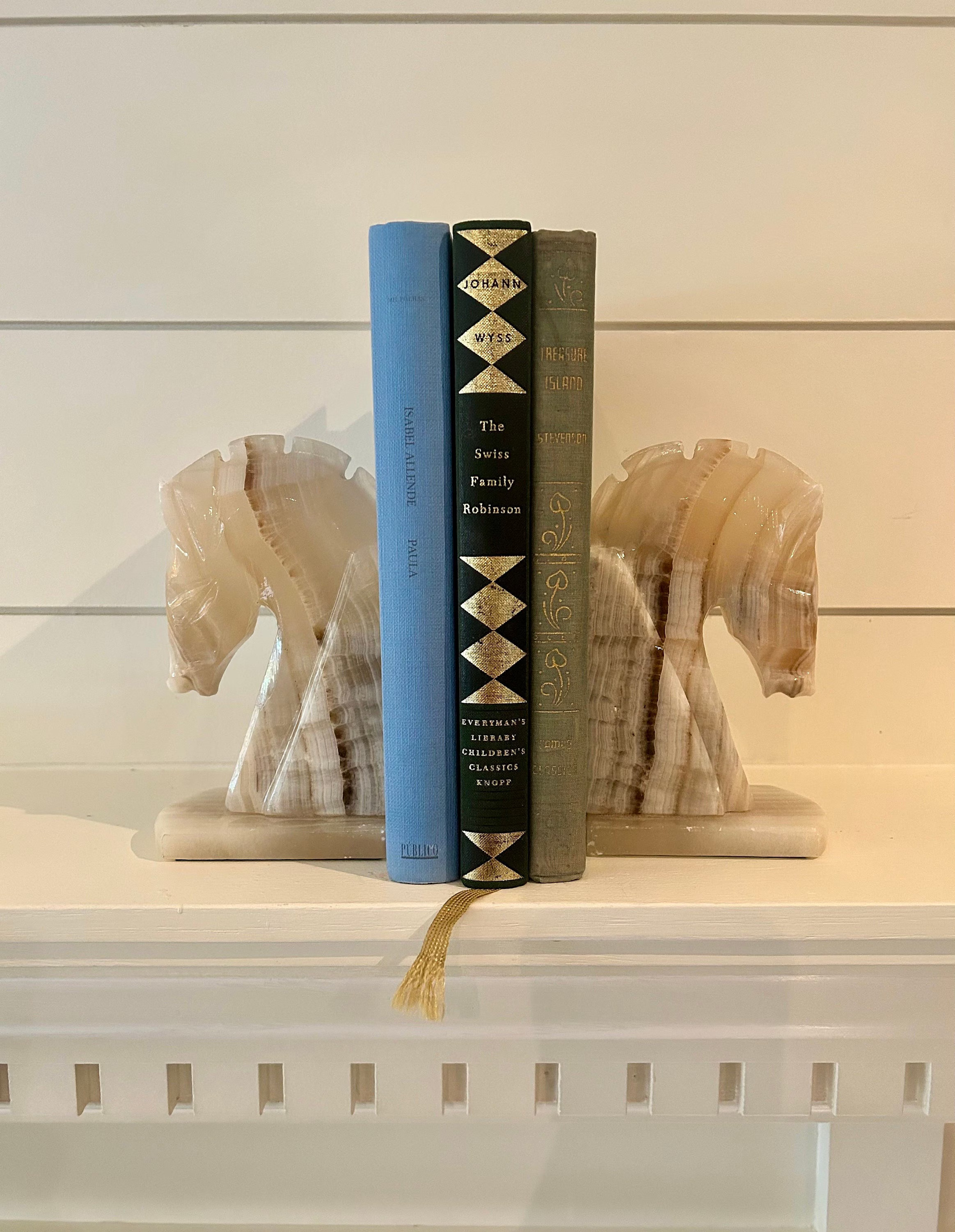 Onyx Horse Head Bookends Set of 2 Vintage From the 1960's, Hand Carved, Mid-century Modern, Horse... | Etsy (US)