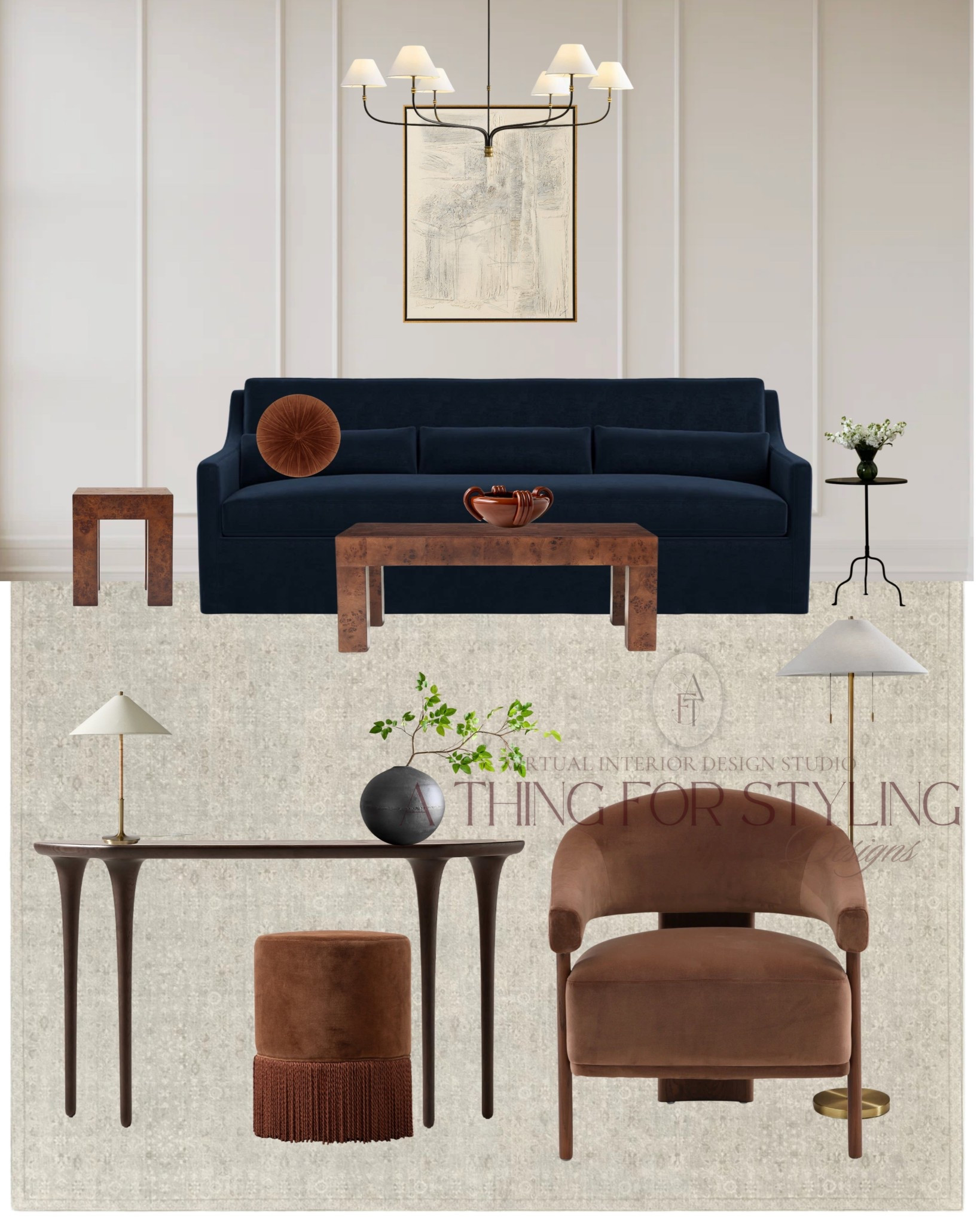 Blue Living room design - furniture and decor

#LTKHome