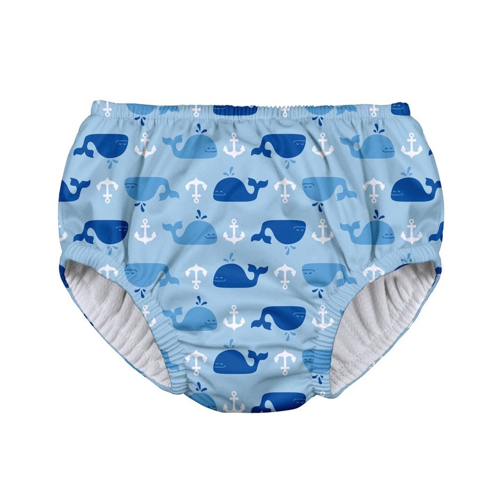 i play Baby Boys' Whales Pull-up Reusable Swim Diaper - Blue M | Target