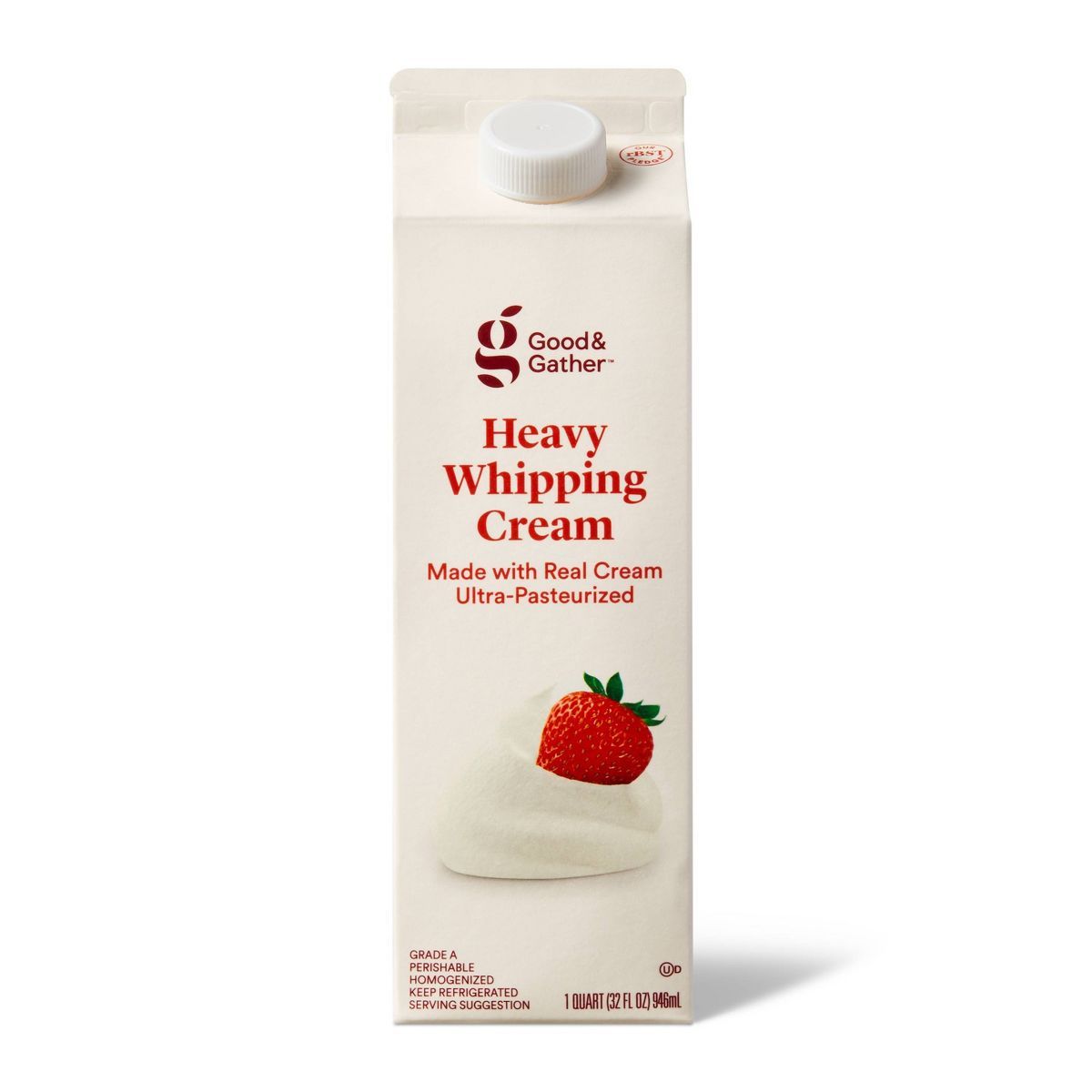 Heavy Whipping Cream - 32 fl oz (1qt) - Good & Gather™ | Target