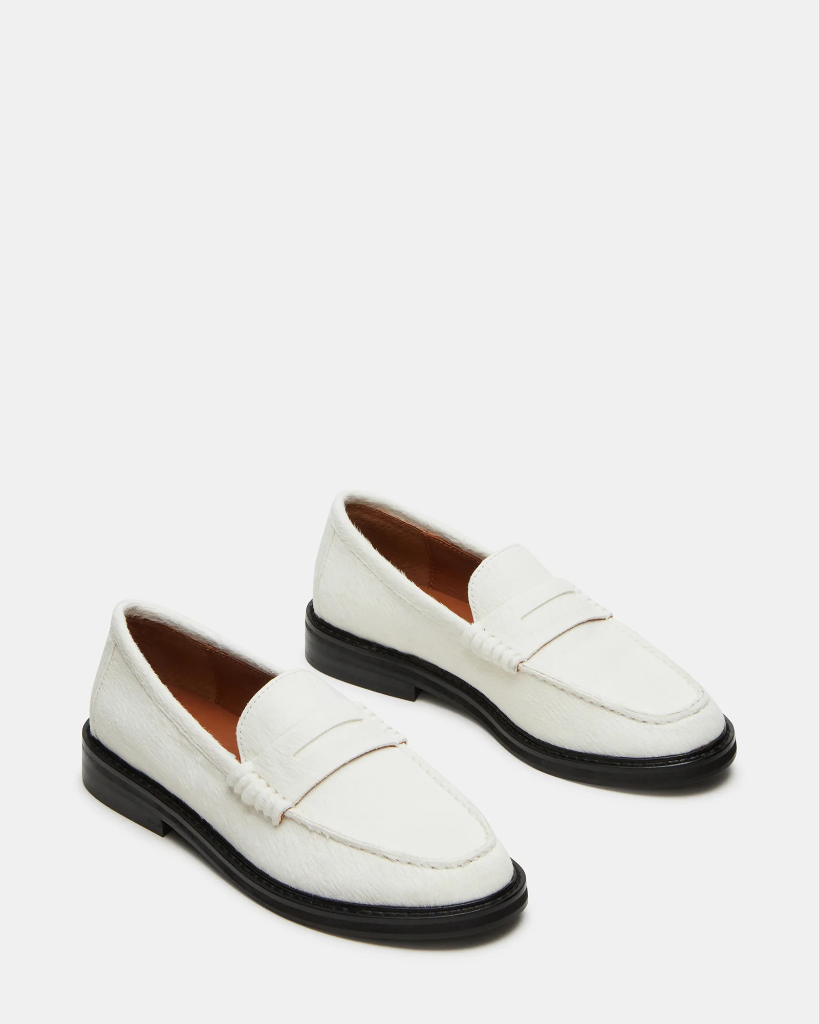 MADISON White Multi Women's Penny Loafer | Steve Madden (US)