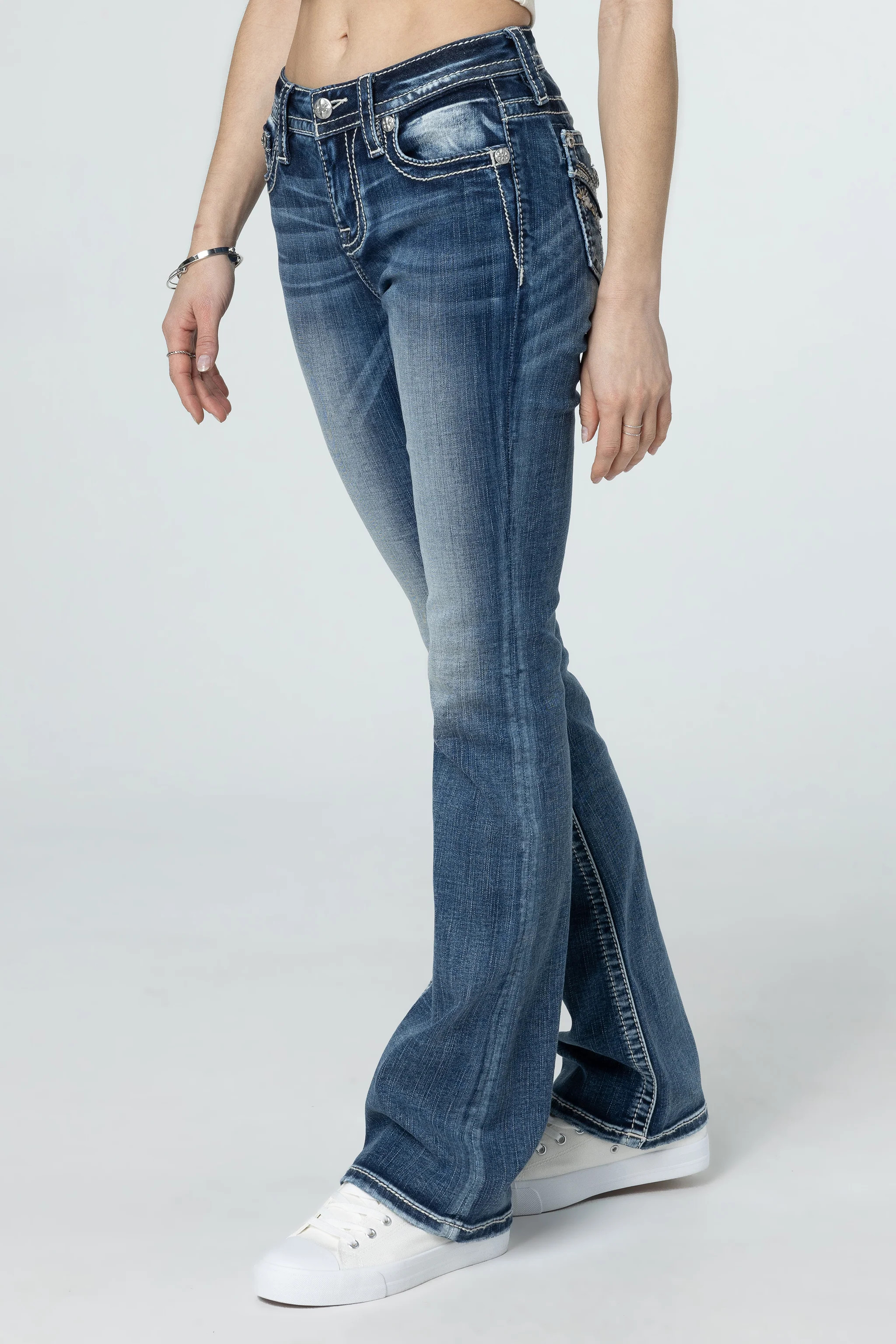 Golden Arches Bootcut Jeans | Miss Me
