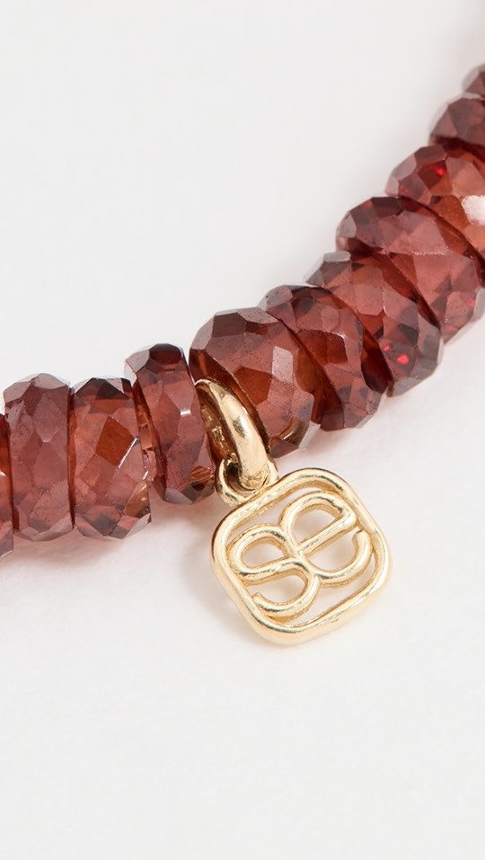 14k Small Hamsa Charm Bead Bracelet | Shopbop