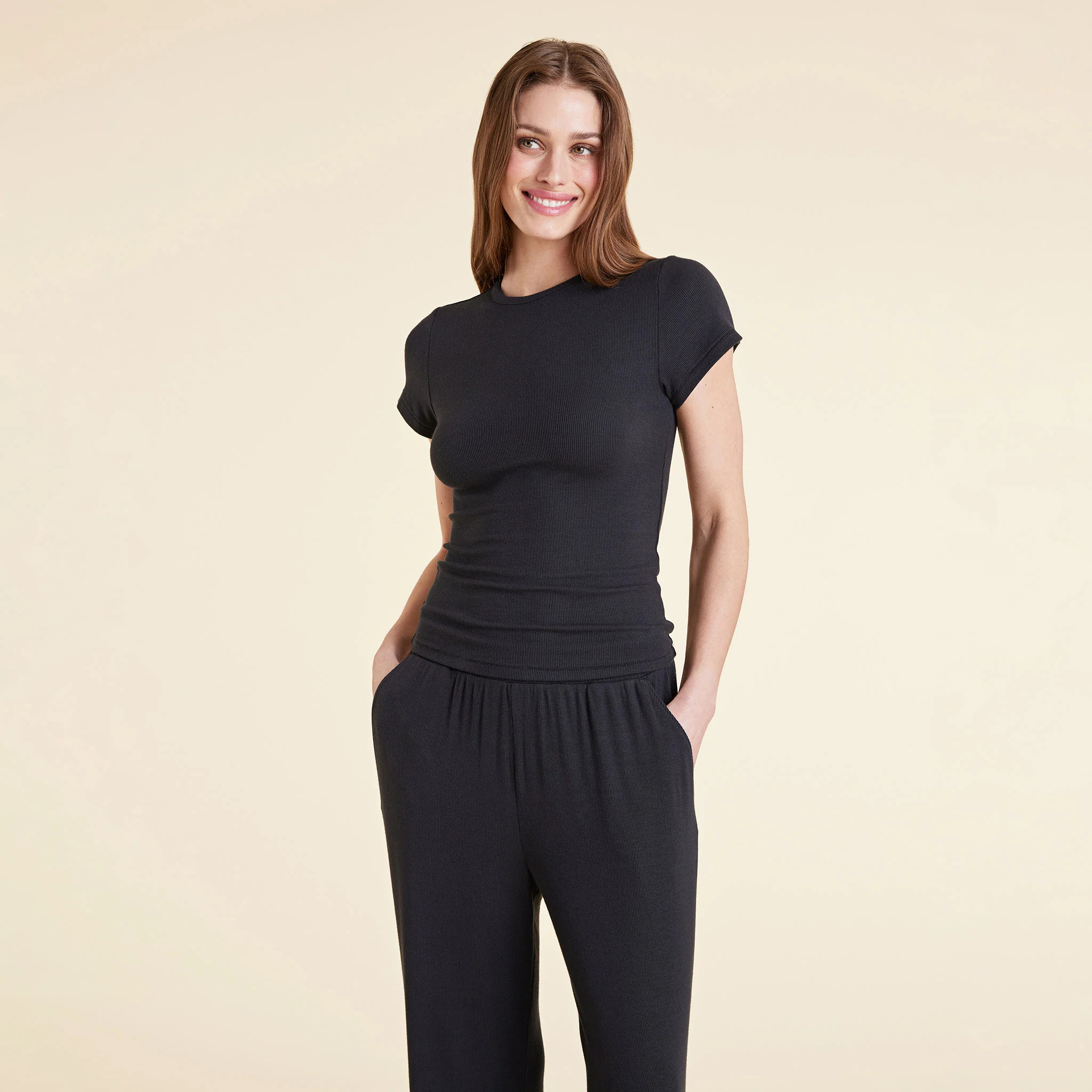 Slinky Rib Tee | nuuds