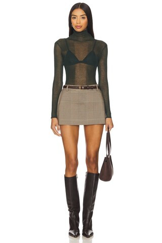 SEROYA Valkiria Skirt in British Plaid from Revolve.com | Revolve Clothing (Global)