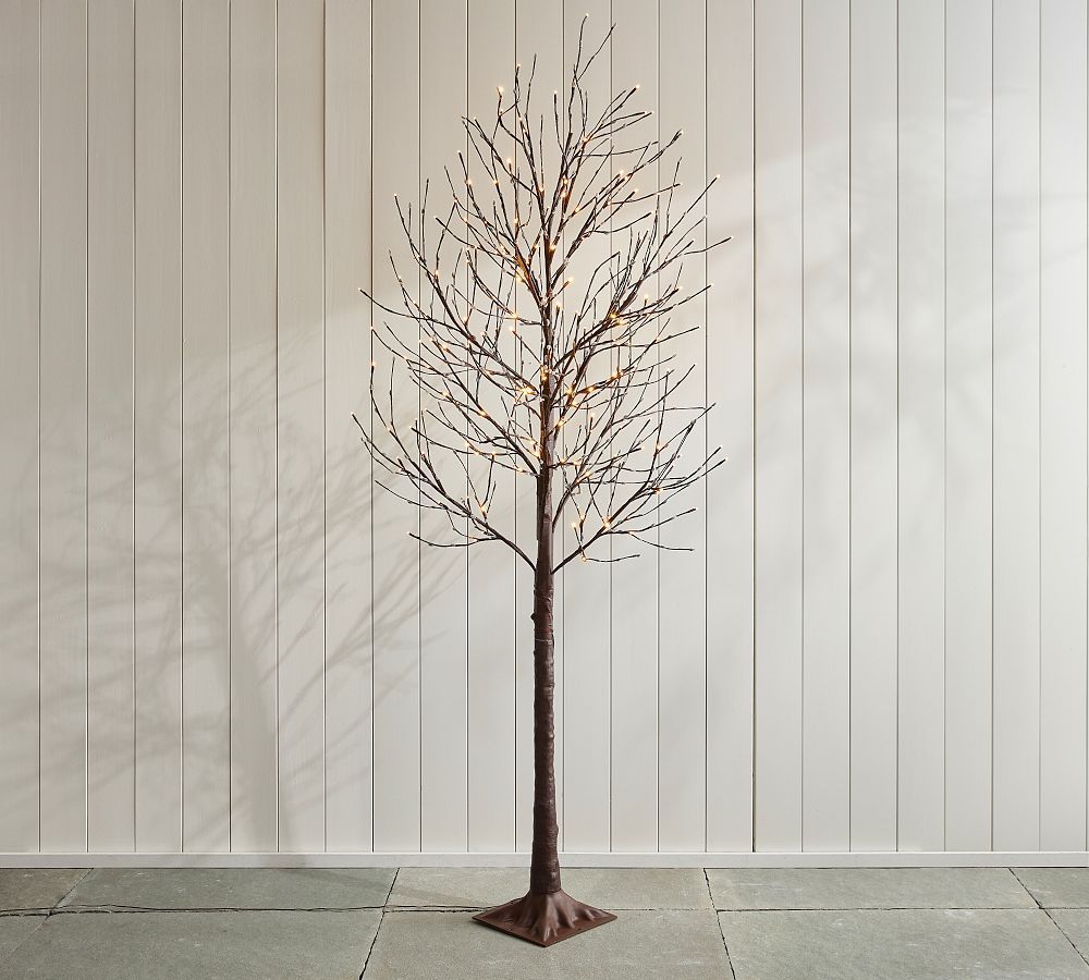 Lit Outdoor Willow Twinkling Twig Tree | Pottery Barn (US)