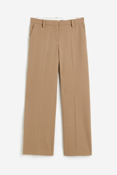 Tailored trousers - Beige - Ladies | H&M GB | H&M (UK, MY, IN, SG, PH, TW, HK)